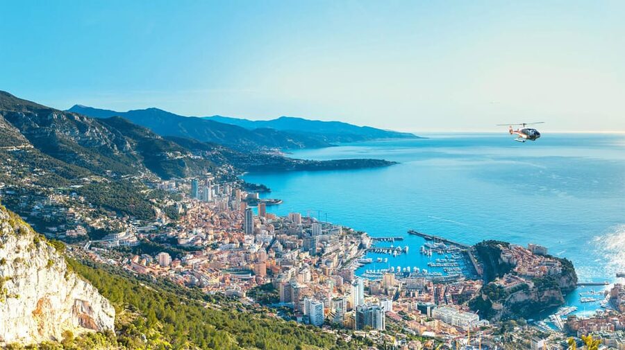 10-minute panoramic flight from Monaco - The 10-minute panorama: how the route is laid out
