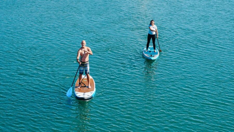 2-Hour Paddle Boarding Tour in Villefranche - From Place du Conseil to SUP time in Villefranche Bay