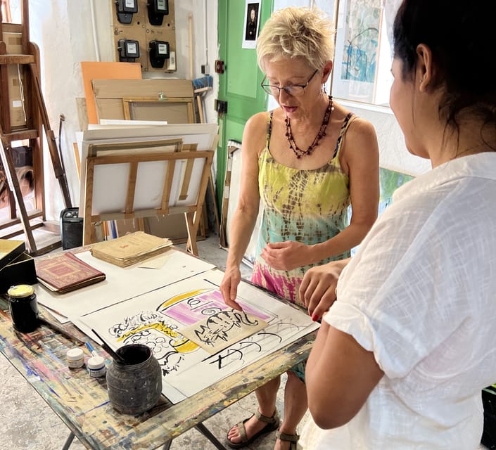 Antibes: make your art souvenir with a Local Artist - How you learn to look at Antibes like an artist (no experience needed)