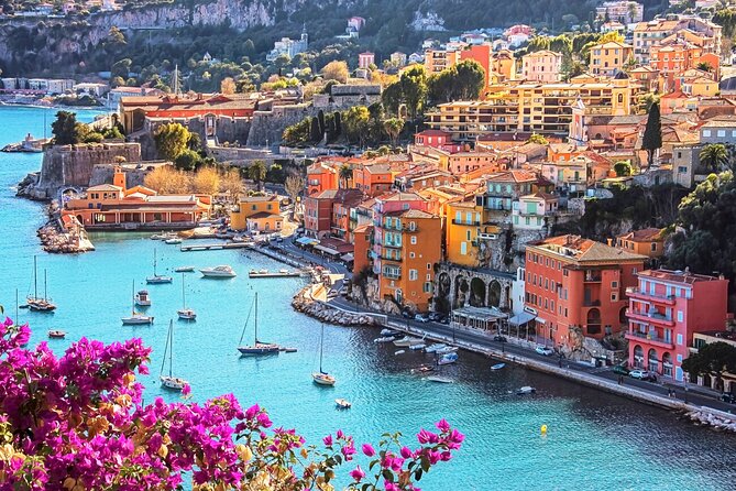 Best landscapes of the French Riviera, Monaco & Monte Carlo - Your day map: Nice, Corniche roads, Eze, Monaco, then F1