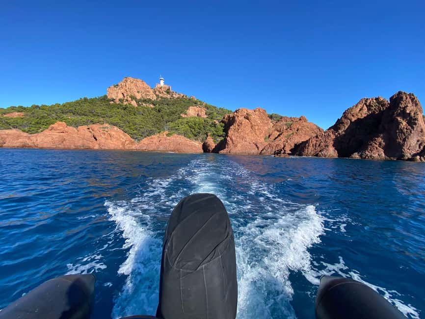 Cannes: 2.5-Hour Esterel Calanques Boat Excursion - The Estérel cruising route and the Cap Roux moment