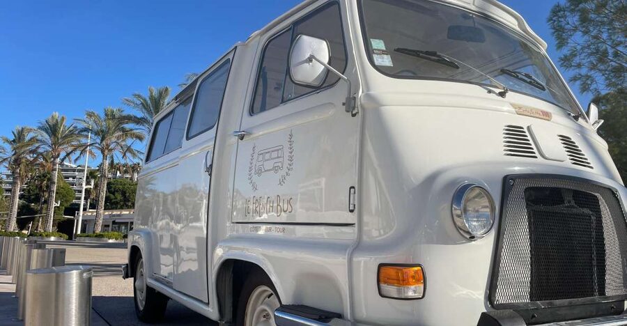 Cannes 2 Hours : Privat City Tour in a French Vintage Bus - A Renault Estafette vintage bus makes Cannes feel like a movie