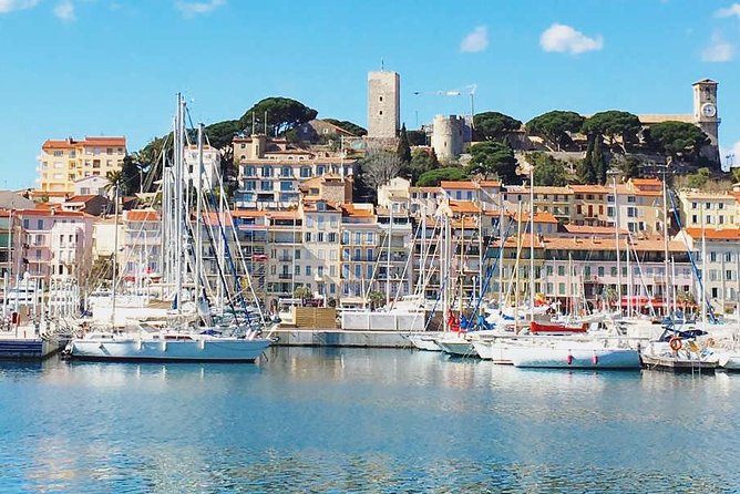Cannes E-Bike Guided Tour - The Palais des Festivals stop and the red carpet photo moment