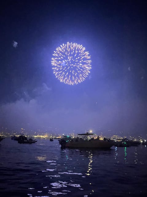 Cannes: Fireworks at Sea - Fireworks from the water: your front-row frame for the 2.5-hour evening