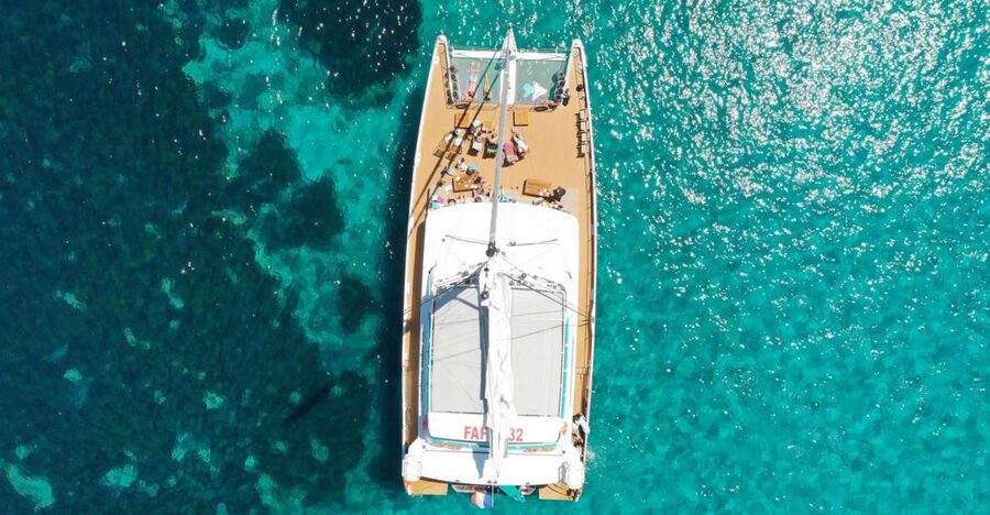 Cannes: Half-Day Catamaran Cruise - The Swim and Snorkel Break: Masks Included, Water Access Made Easy