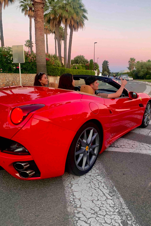 Cannes:private Ferrari Big Tour to Juan Les Pins and Antibes - The Ferrari California factor: why this tour feels different