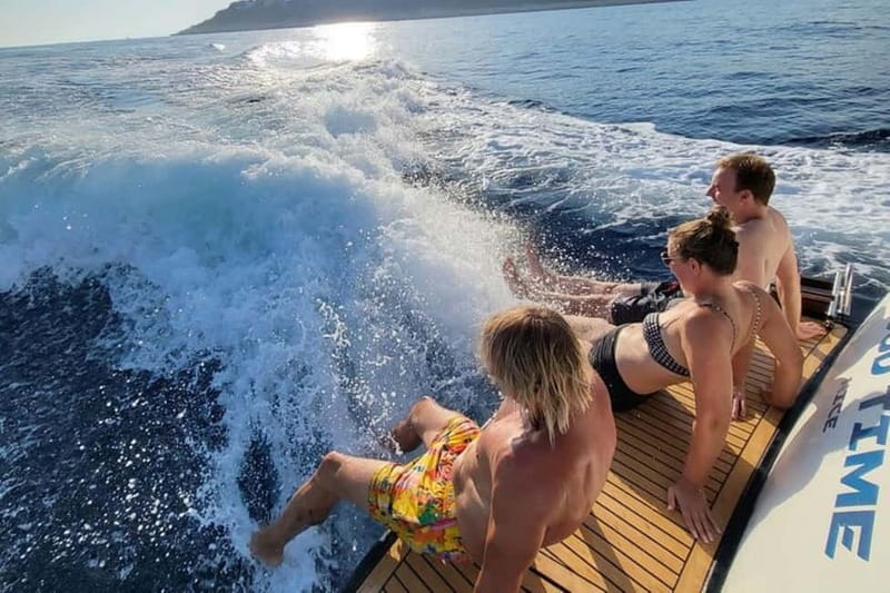Cap Ferrat, Nice, Villefranche: Premium Cruise, Swimming - Inside GOOD TIME, How the Boat Layout Makes the Day Easier