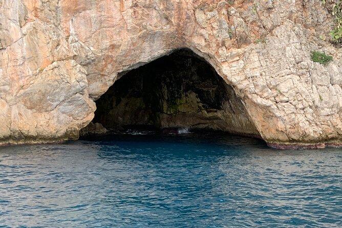 Exclusive Private Boat Tour on a Luxury Day Cruiser - Nice/Monaco - Mala Plage in Cap dAil: sea-only caves, snorkel time, and the scooter option