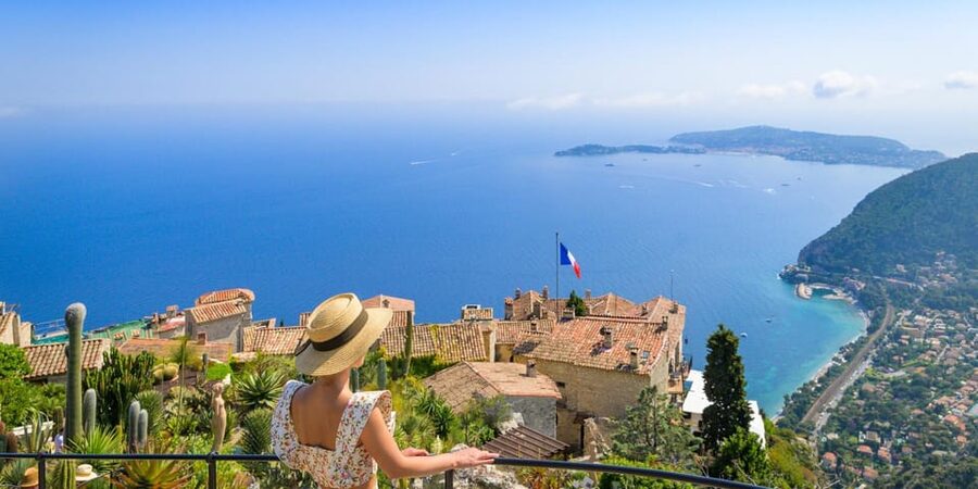 Eze, Monaco, Monte Carlo: Full Day Shared Tour 7h- from Nice - Èze medieval village, cobblestones, steps, and viewpoint time