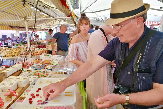Food & Wine Lovers Tour of Nice Local Markets and Best Shops - Cours Saleya tastings: sweet, savory, and the Italian fingerprints