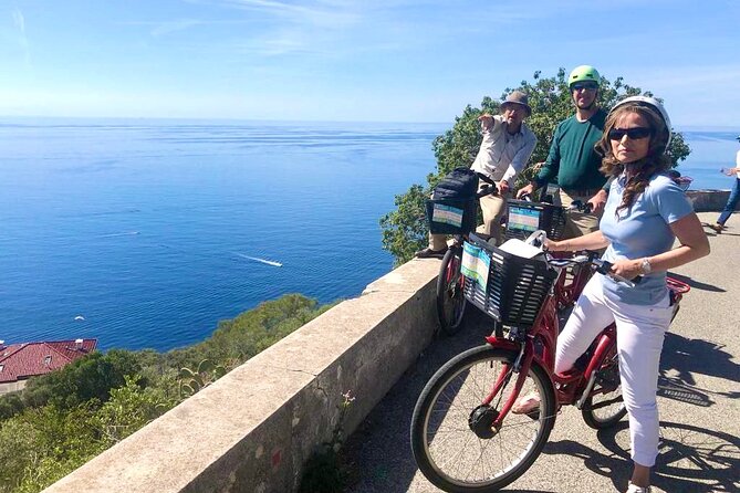 French Riviera Grand Panoramic E-Bike Tour - Eze village (Vieux Eze): medieval streets with sea-hanging homes