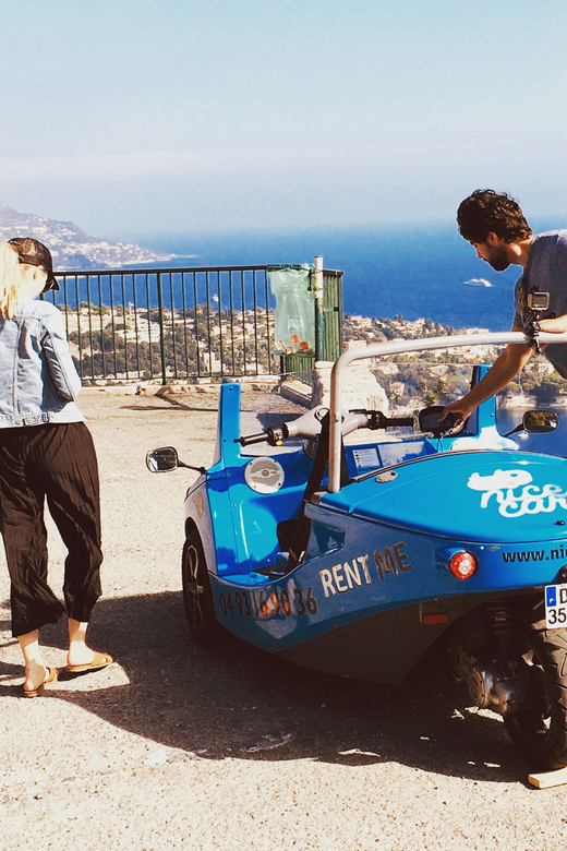 French Riviera Guided Tour by Exclusive Open Top Car - From the Nice Port to Mont Alban, You Start With the Best Views