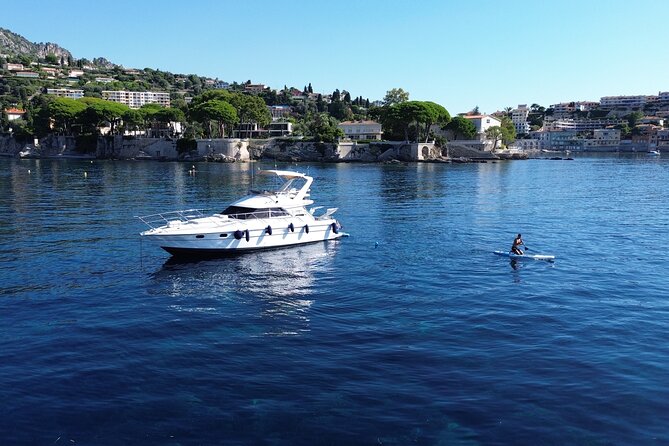French Riviera Sunset Cruise - New Excursion for 2024! - Arriving at the water: Villeneuve-Loubet at 6:30 pm