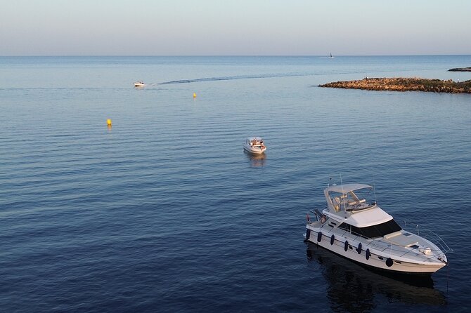 French Riviera Sunset Cruise - New Excursion for 2024! - The anchor-down sunset: swimming, paddleboarding, and music