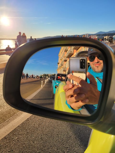 From Nice: Drive a convertible along the coast and visit Èze - The day’s flow: coastal road to Èze, then back via Middle Corniche