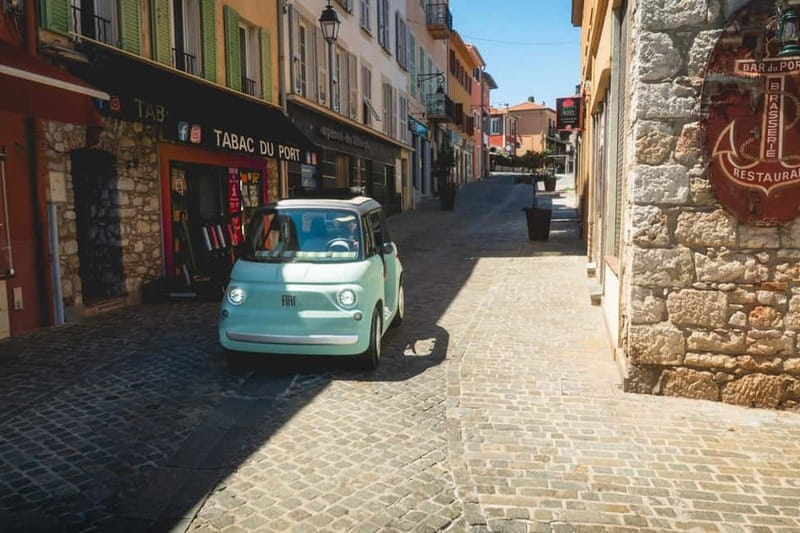 From Nice: follow a guide in an electric car along the French Riviera! - Why the Fiat Topolino electric ride feels so different on the French Riviera