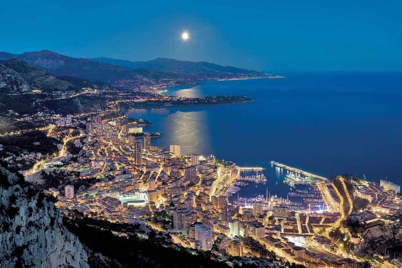 From Nice: Monaco Night Tour - Door-to-door pickup in a private setup