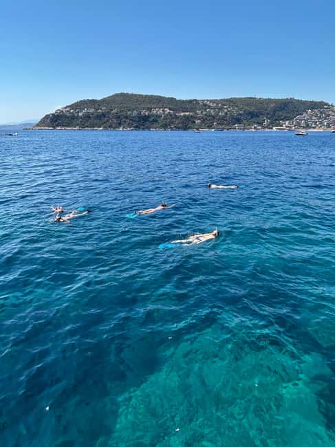 From Nice: Villefranche Bay Swimming & Snorkeling Boat Tour - The Boat Cruise from Nice Harbor: Villas, Cliffs, and Sea Views
