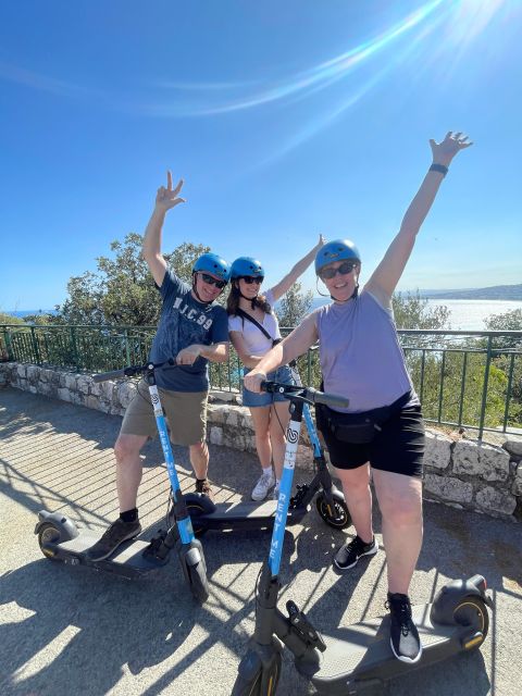 Nice: 1h30 E-scooter highlights tour - Castle Hill, the View That Changes Everything