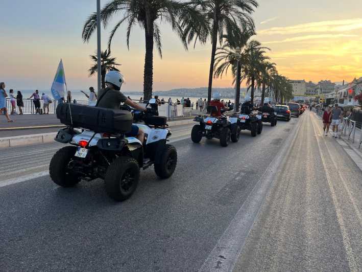 NICE BY ELECTRIC QUAD:panoramic tour from Nice - Cimiez and the city-to-sights transition
