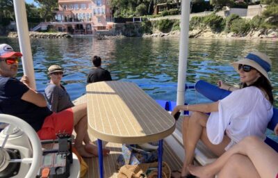 Private French Riviera Solar Boat Cruise