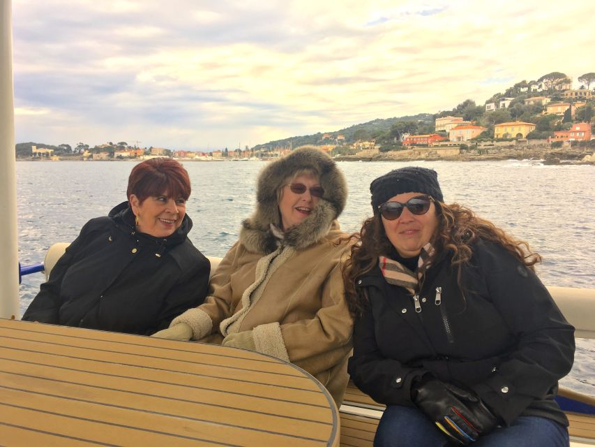 Nice: Private French Riviera Solar Boat Cruise - Swimming, Snorkel, and License-Free Steering Time