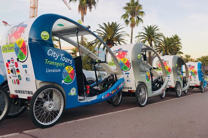 Nice: private guided Tour by electric taxi bike - How long you’ll be out, and how the route options change what you see