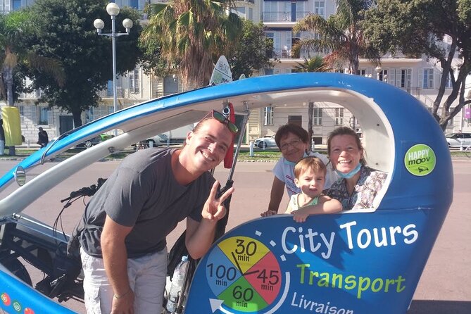 Nice: private guided Tour by electric taxi bike - Savoyard history, baroque moments, and a break with a cathedral view