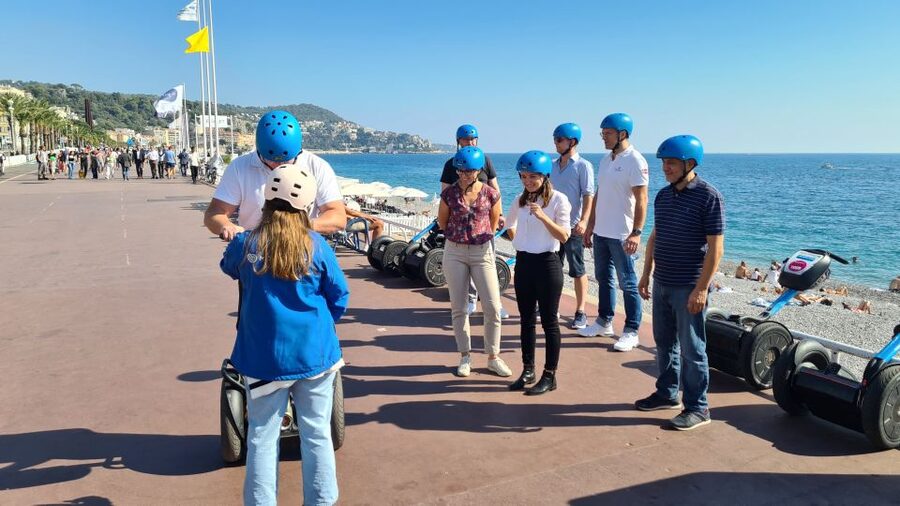 Nice: Private Segway Tour - Castle Hill: the viewpoint payoff and the 20 kph speed moment