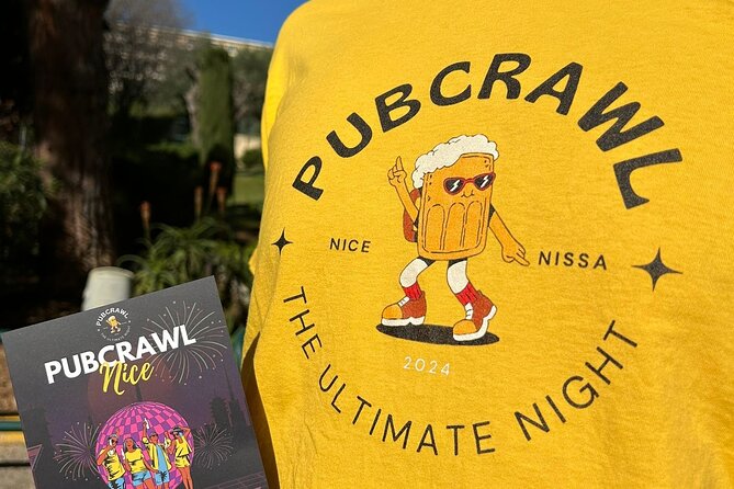 Nice: Pub Crawl Yellow – Social Bars, Games & VIP Club Entry - From 1am at 305 Vice Club near Old Nice: what the extra hour is really for
