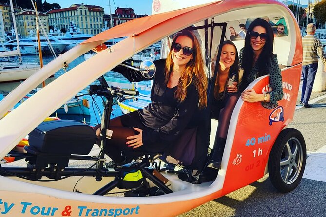 Nice: Visit of Nice by electrically assisted bike taxi 1 hour. - How an Electric Bike Taxi Keeps Nice Comfortable