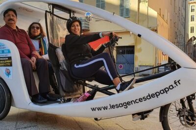 Visit of Nice by electrically assisted bike taxi 1 hour.