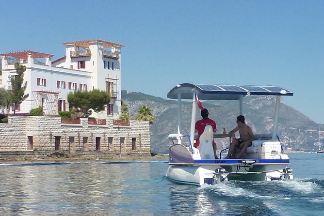 Premium Tour on a Solar Powered Boat - Private Group - Harbor Views and the Perspective Lesson About Nice County