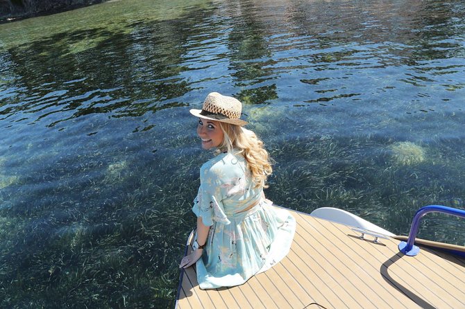 Premium Tour on a Solar Powered Boat - Private Group - Eze Village From the Water: The Best Angle for This Cliffside Stop