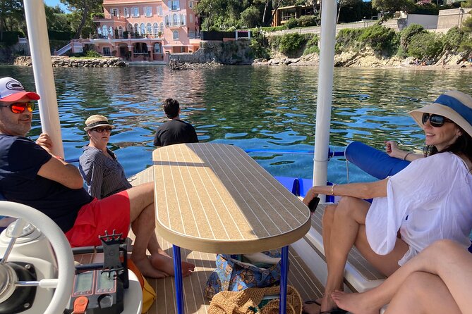 Private Cruise Near Nice and Monaco with Solar Powered Boat - The solar boat experience: quiet ride, cork deck rules, and no smoking
