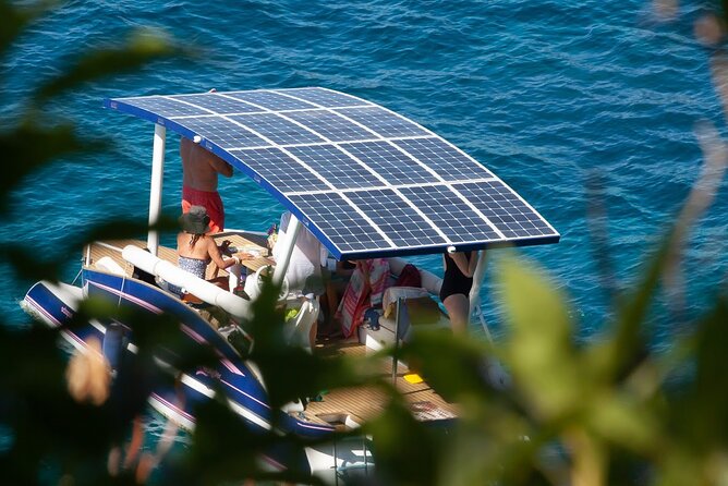 Private Solar Catamaran Cruise in Antibes Juan les Pins - Where you meet: Port Gallice setup at SeaZenBateau Octopus