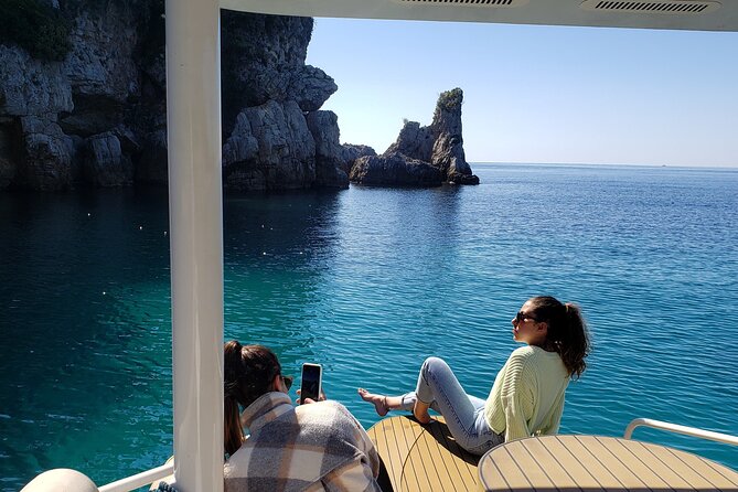 Private Solar Catamaran Cruise in Antibes Juan les Pins - Hotel Belles Rives and Le Port Abri de L’Olivette from sea level