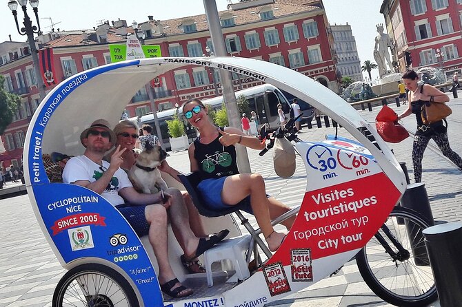 Private tour guide of Nice in electric taxibikes - Place Masséna: Squares, Fountains, and the City’s Main Stage
