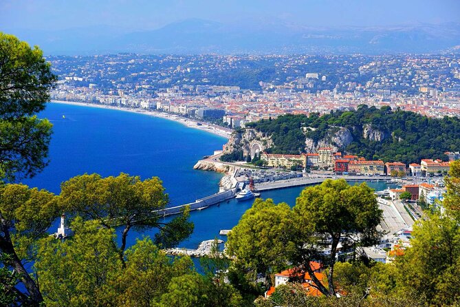 Private Tour: Nice City, Monaco, Eze, Villefranche and more - Colline du Château: the first wow view over Baie des Anges