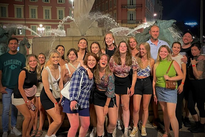 Pub Crawl Nice : Drink, Laugh, Meet the World - Your route from Akhator Pub to Town Club Nice